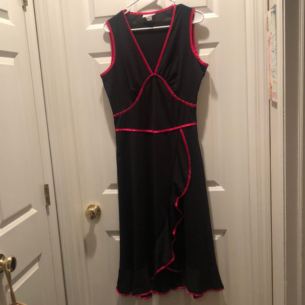 🖤🩷 Banner New York Sexy Black & Fuchsia Dress 🖤🩷 NWOT Women’s Size L 🖤🩷